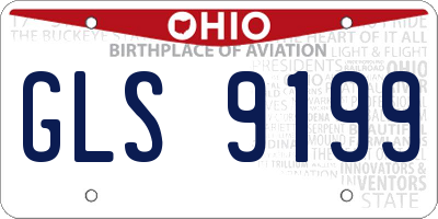 OH license plate GLS9199