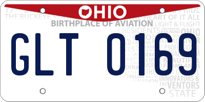 OH license plate GLT0169