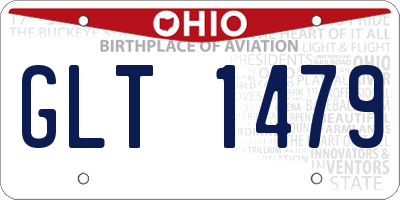 OH license plate GLT1479