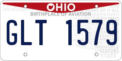 OH license plate GLT1579
