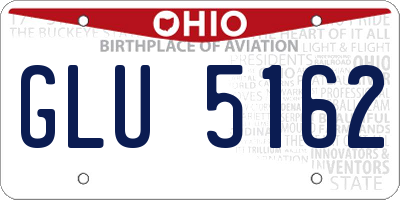 OH license plate GLU5162