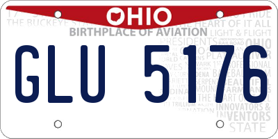 OH license plate GLU5176