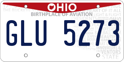 OH license plate GLU5273