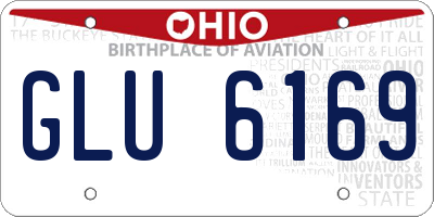 OH license plate GLU6169