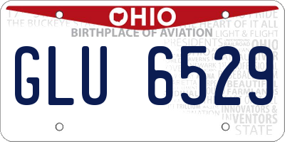 OH license plate GLU6529