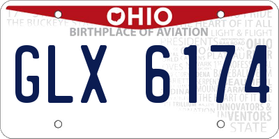 OH license plate GLX6174