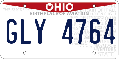 OH license plate GLY4764
