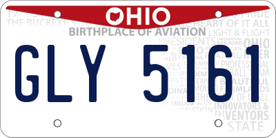 OH license plate GLY5161
