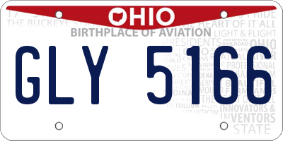 OH license plate GLY5166