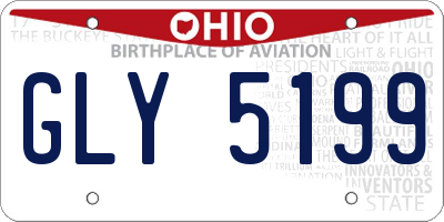 OH license plate GLY5199