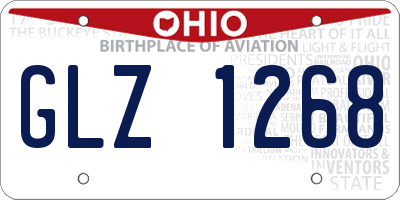 OH license plate GLZ1268