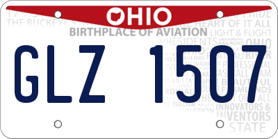 OH license plate GLZ1507