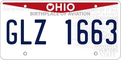 OH license plate GLZ1663