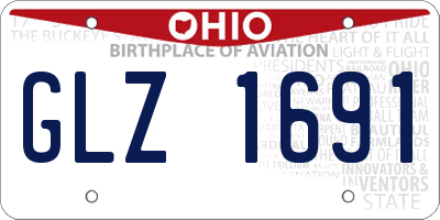 OH license plate GLZ1691
