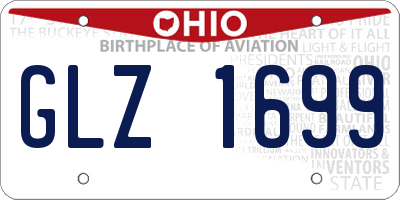 OH license plate GLZ1699