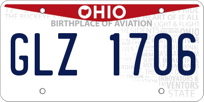 OH license plate GLZ1706