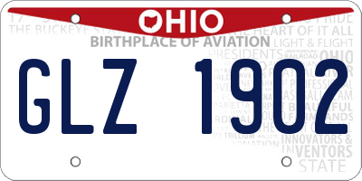 OH license plate GLZ1902
