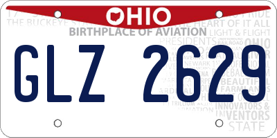OH license plate GLZ2629