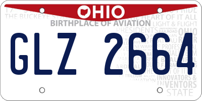 OH license plate GLZ2664