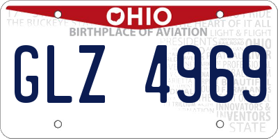 OH license plate GLZ4969