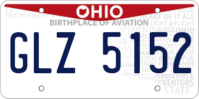 OH license plate GLZ5152