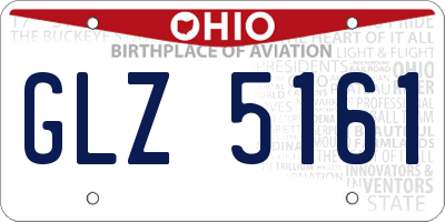 OH license plate GLZ5161