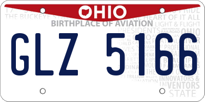 OH license plate GLZ5166