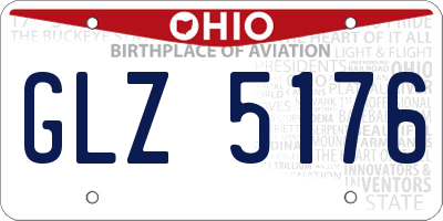 OH license plate GLZ5176