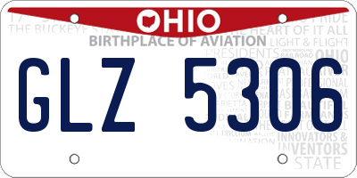 OH license plate GLZ5306