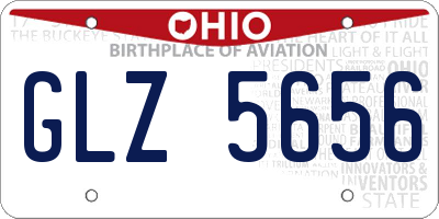 OH license plate GLZ5656