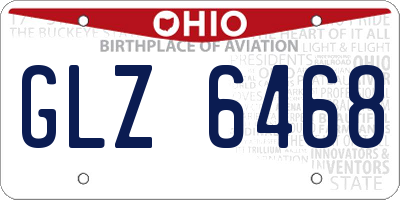 OH license plate GLZ6468
