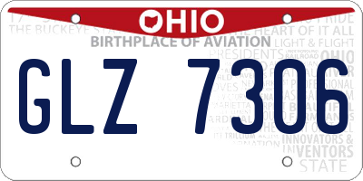OH license plate GLZ7306
