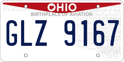 OH license plate GLZ9167