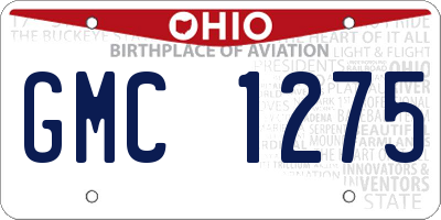 OH license plate GMC1275