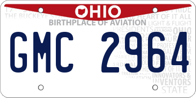 OH license plate GMC2964