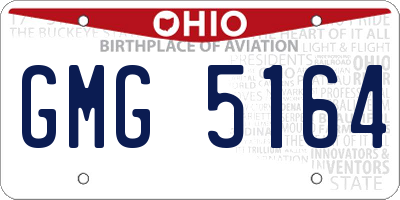 OH license plate GMG5164
