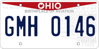 OH license plate GMH0146