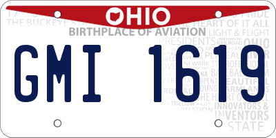 OH license plate GMI1619