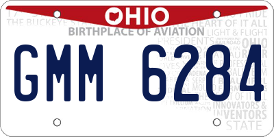 OH license plate GMM6284