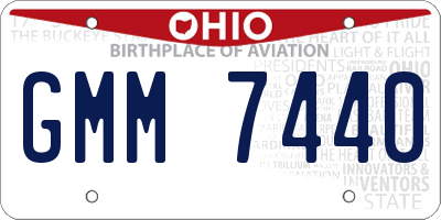 OH license plate GMM7440