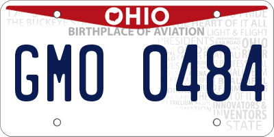 OH license plate GMO0484
