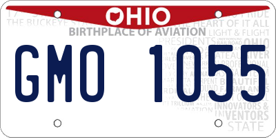 OH license plate GMO1055