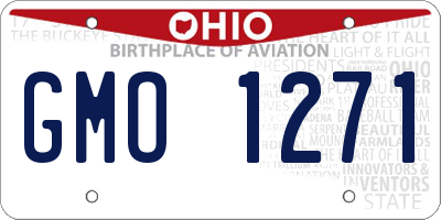 OH license plate GMO1271