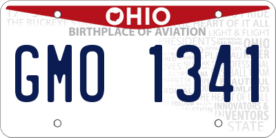 OH license plate GMO1341