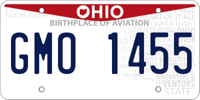 OH license plate GMO1455