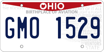 OH license plate GMO1529
