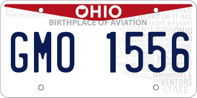 OH license plate GMO1556