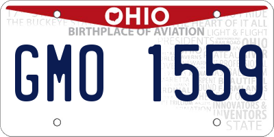 OH license plate GMO1559