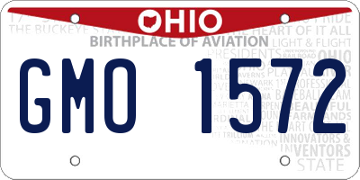 OH license plate GMO1572