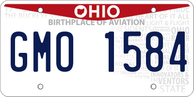 OH license plate GMO1584